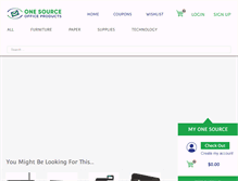 Tablet Screenshot of onesourceofficeproducts.com